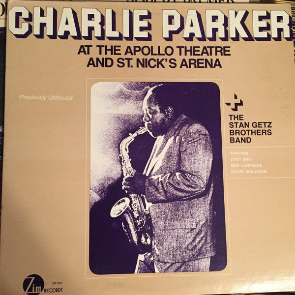 At the Apollo Theatre and St. Nick's Arena + The Stan Getz Brothers Band