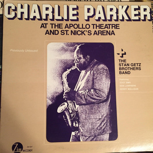 At the Apollo Theatre and St. Nick's Arena + The Stan Getz Brothers Band